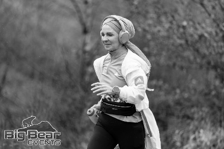 Nicola running outdoors